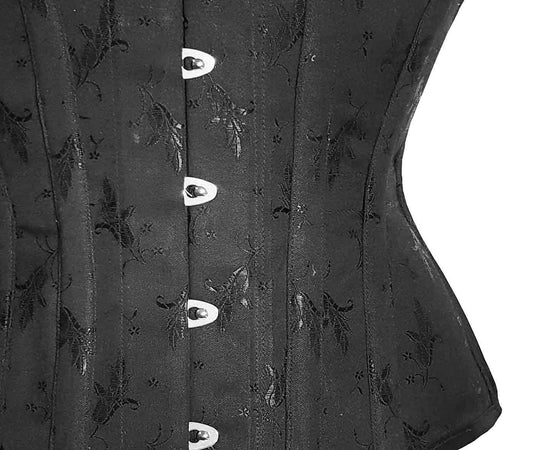 Korsett Mieder Stoff Coutil Floral Brocade, feste Qualität, Meterware