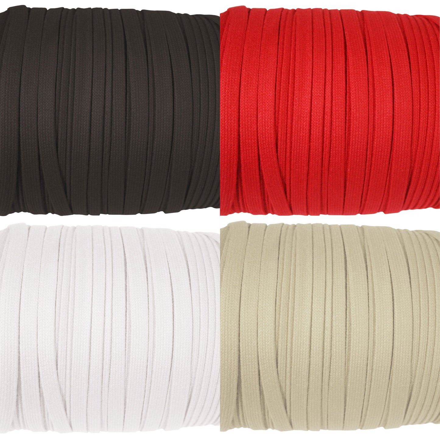 Eloja® Korsett Schnur hochwertig stabil Baumwolle Schnüre 10 mm Breit