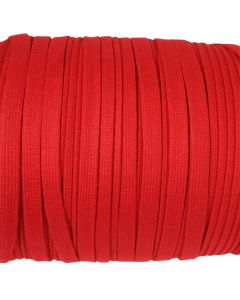 Eloja® Korsett Schnur hochwertig stabil Baumwolle Schnüre 10 mm Breit Rot