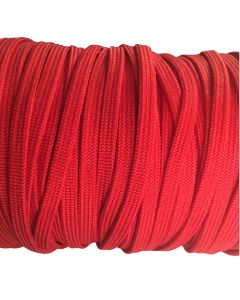Eloja® 10 Meter Korsett Schnur hochwertig aus Baumwolle 5 mm Breit Rot