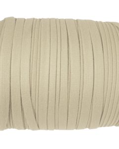 Eloja® Korsett Schnur hochwertig stabil Baumwolle Schnüre 10 mm Breit Beige
