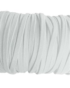 Eloja® 10 Meter Korsett Schnur hochwertig aus Baumwolle 5 mm Breit Weiß