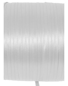 Eloja® 2 Meter Schnur Band hochwertig stabil Schnüre Corsage 5 mm Breit Weiß
